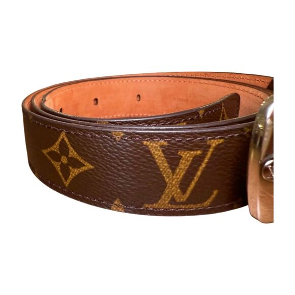 Authentic Louis Vuitton Monogram Leather Belt – Size 90/36 - Picture 3 of 6